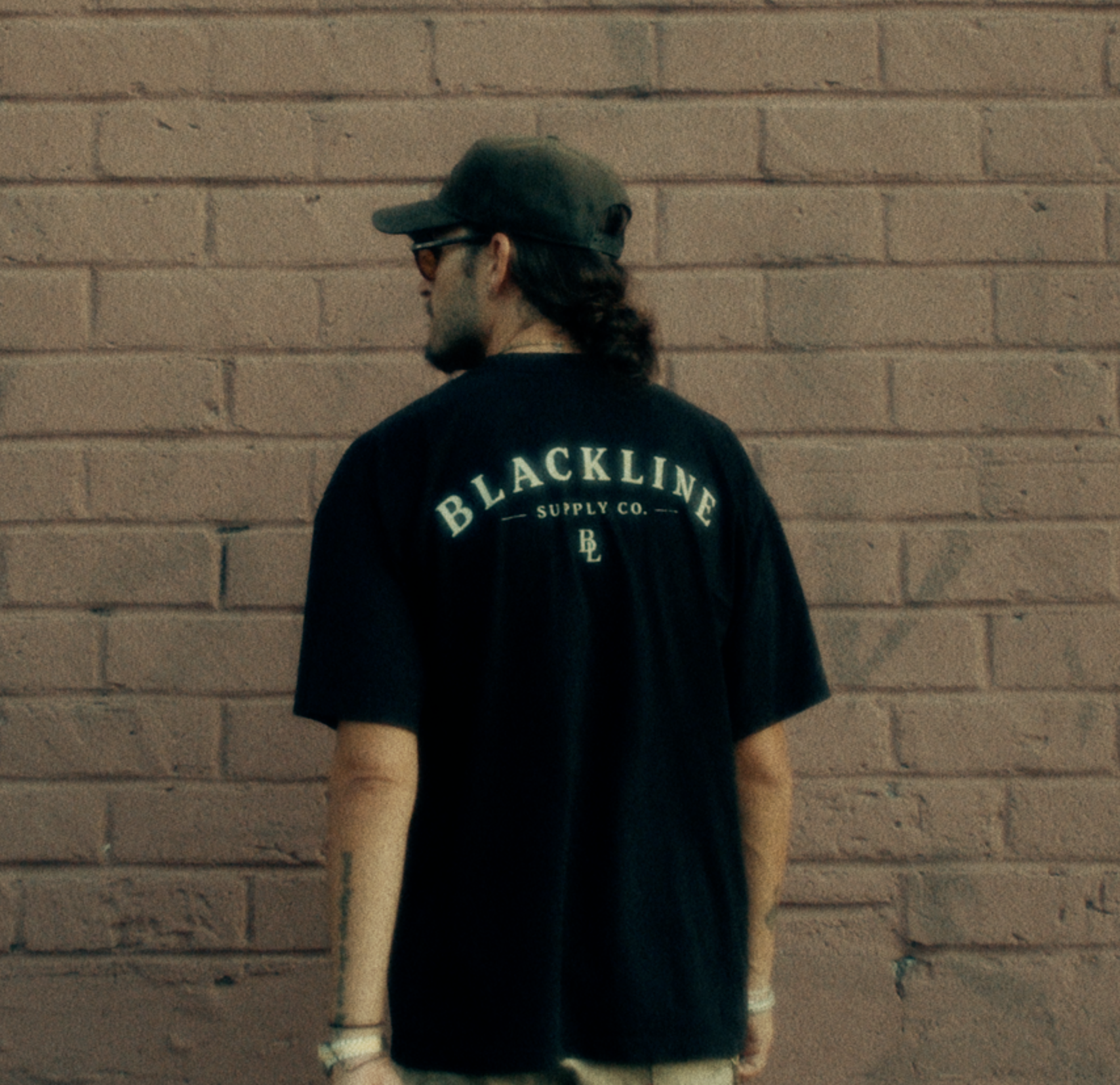 Blackline Supply Co. / 001 Black T-shirt back view