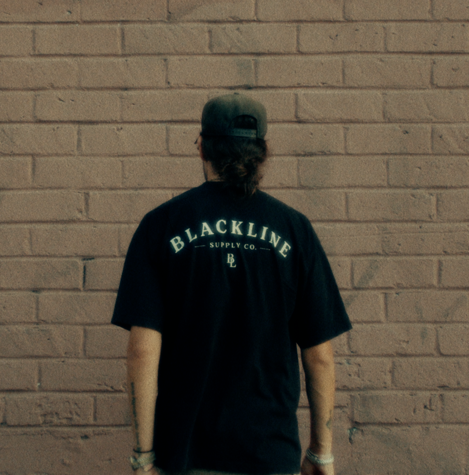 Blackline Supply Co. / 001 Black T-shirt back view